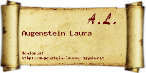 Augenstein Laura névjegykártya
